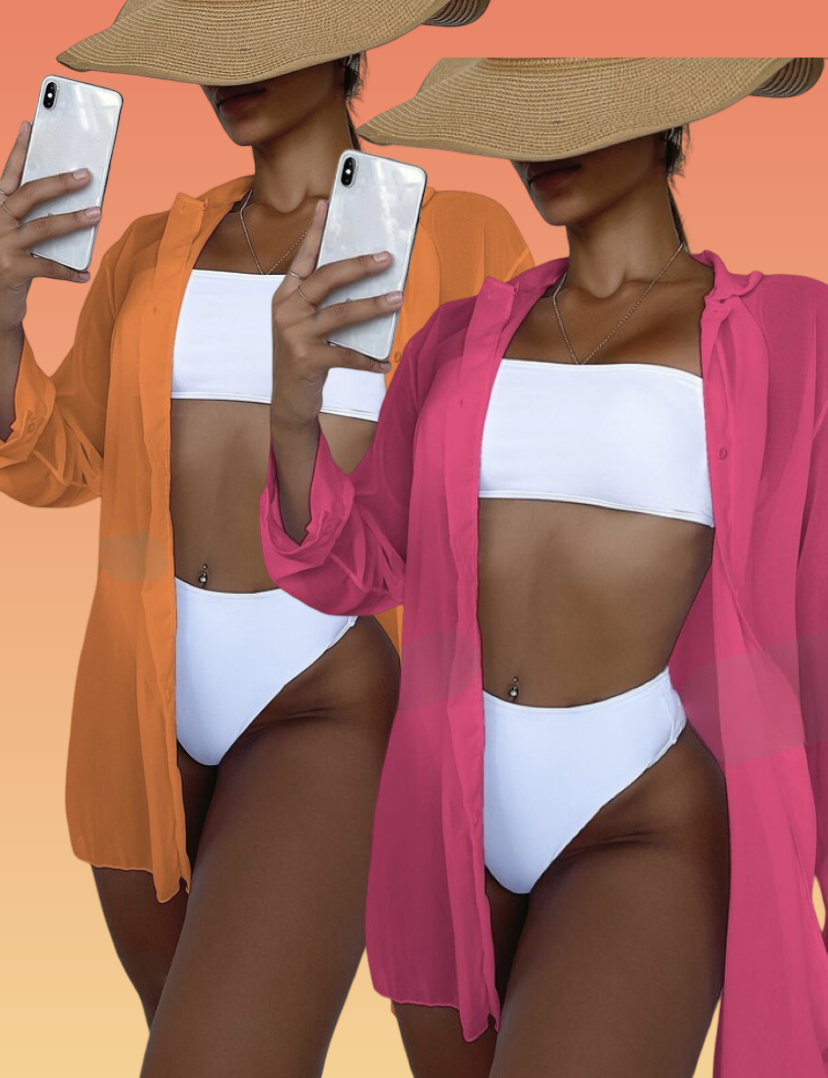 Button Down Coverup