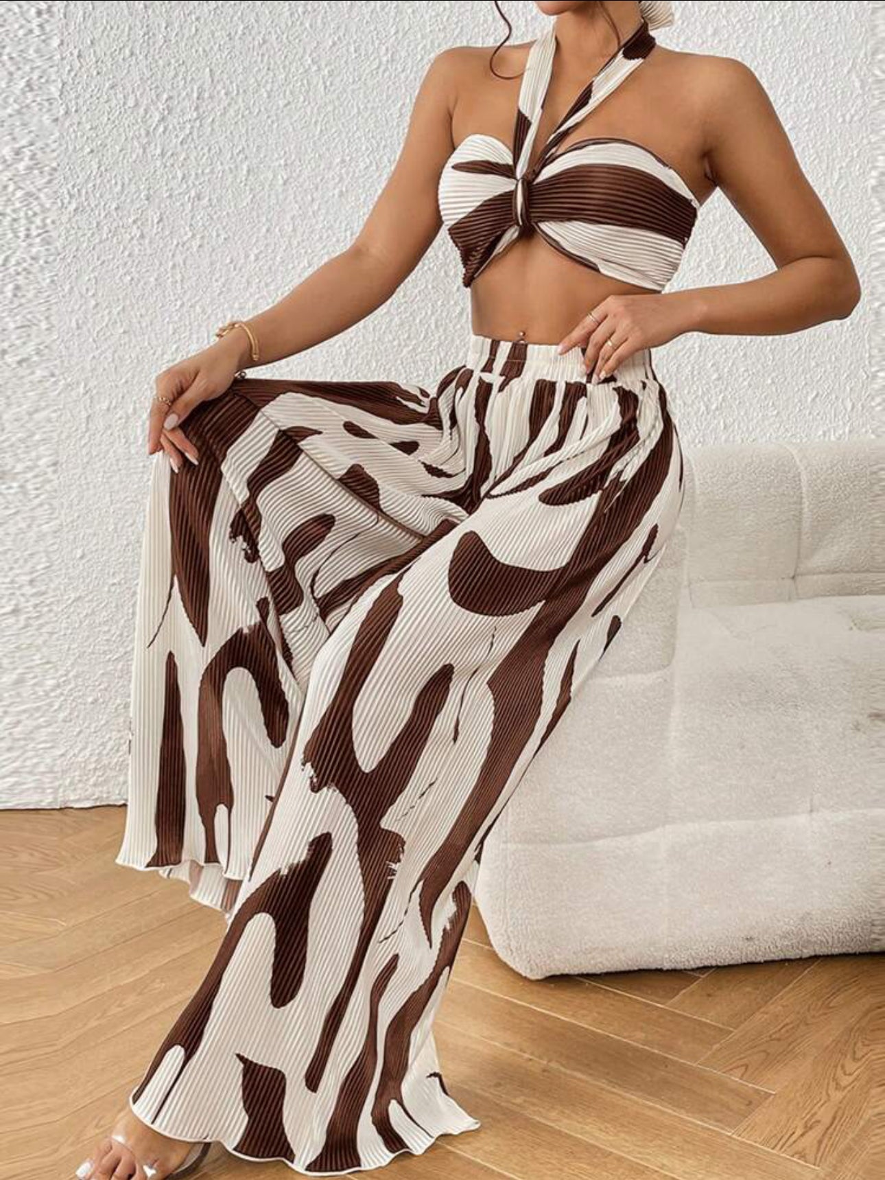 Halter Two Piece Set