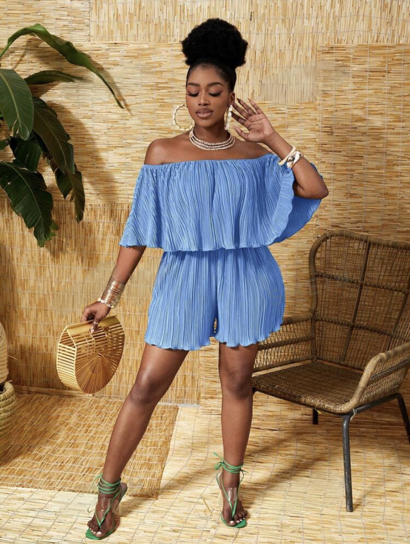 Lucy Ruffle Romper