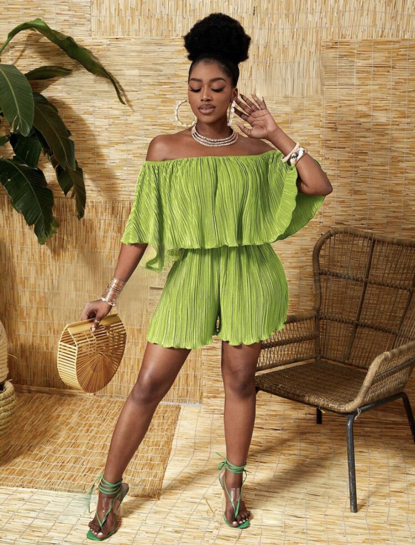 Lucy Ruffle Romper