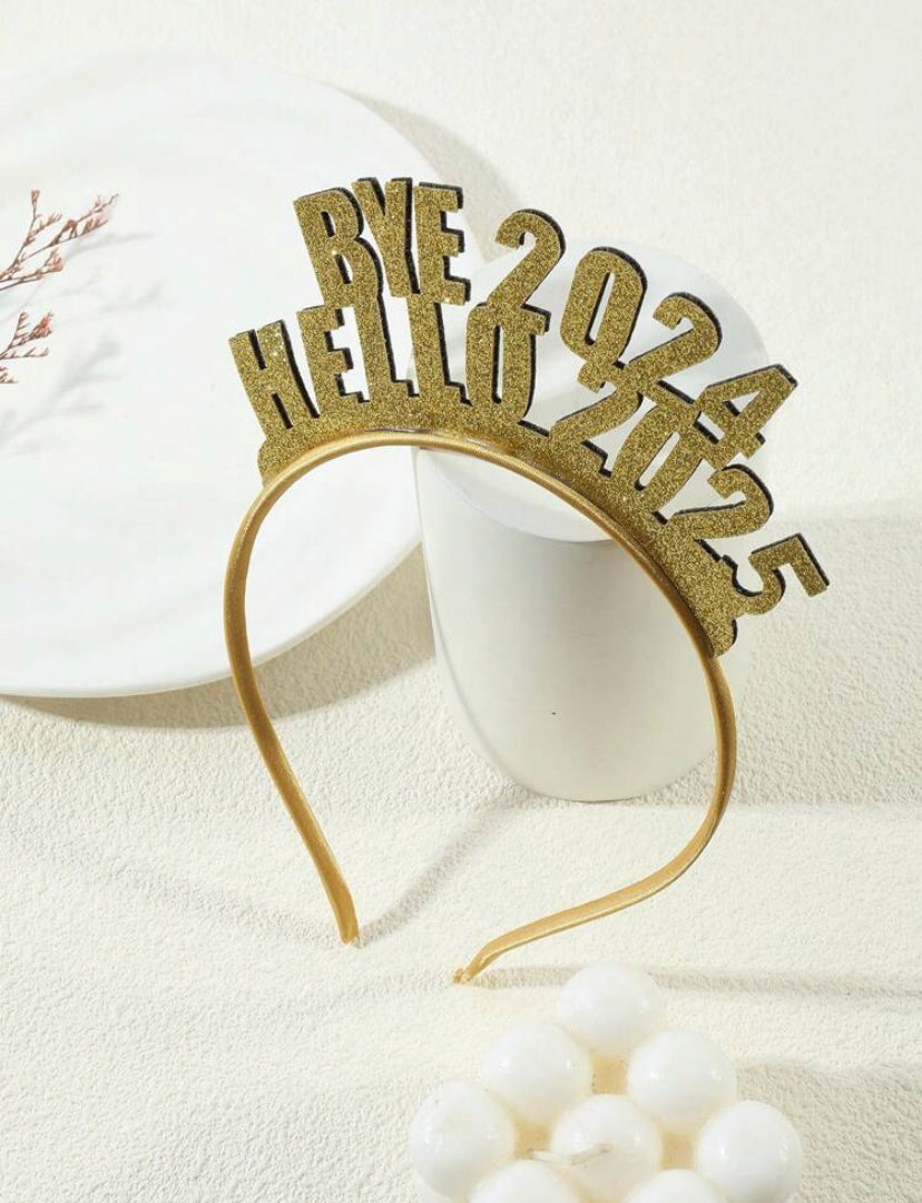 Bye 2024, Hello 2025 Headband