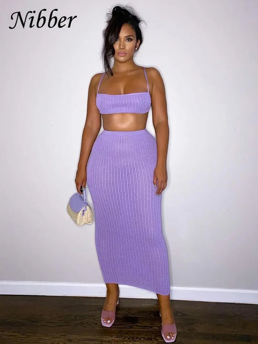 Knitted Two Piece Set