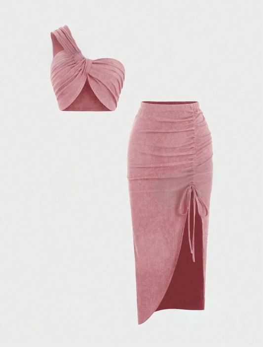 Rosé Skirt Set