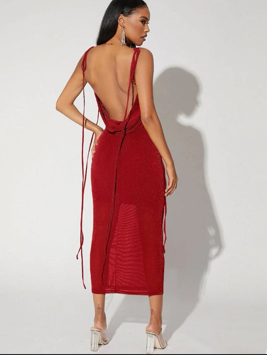 Backless Bodycon Dress